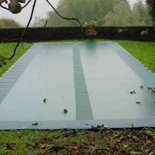 Frantie Copertura Per Corrimano Piscina Con Cerniera - 3 M, Puntini Antiscivolo, Tessuto Oxford, Adatta A Ø 42-48 Mm